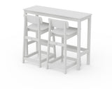 Modern Studio Urban Lowback Bar Chair 3-Piece Balcony Set