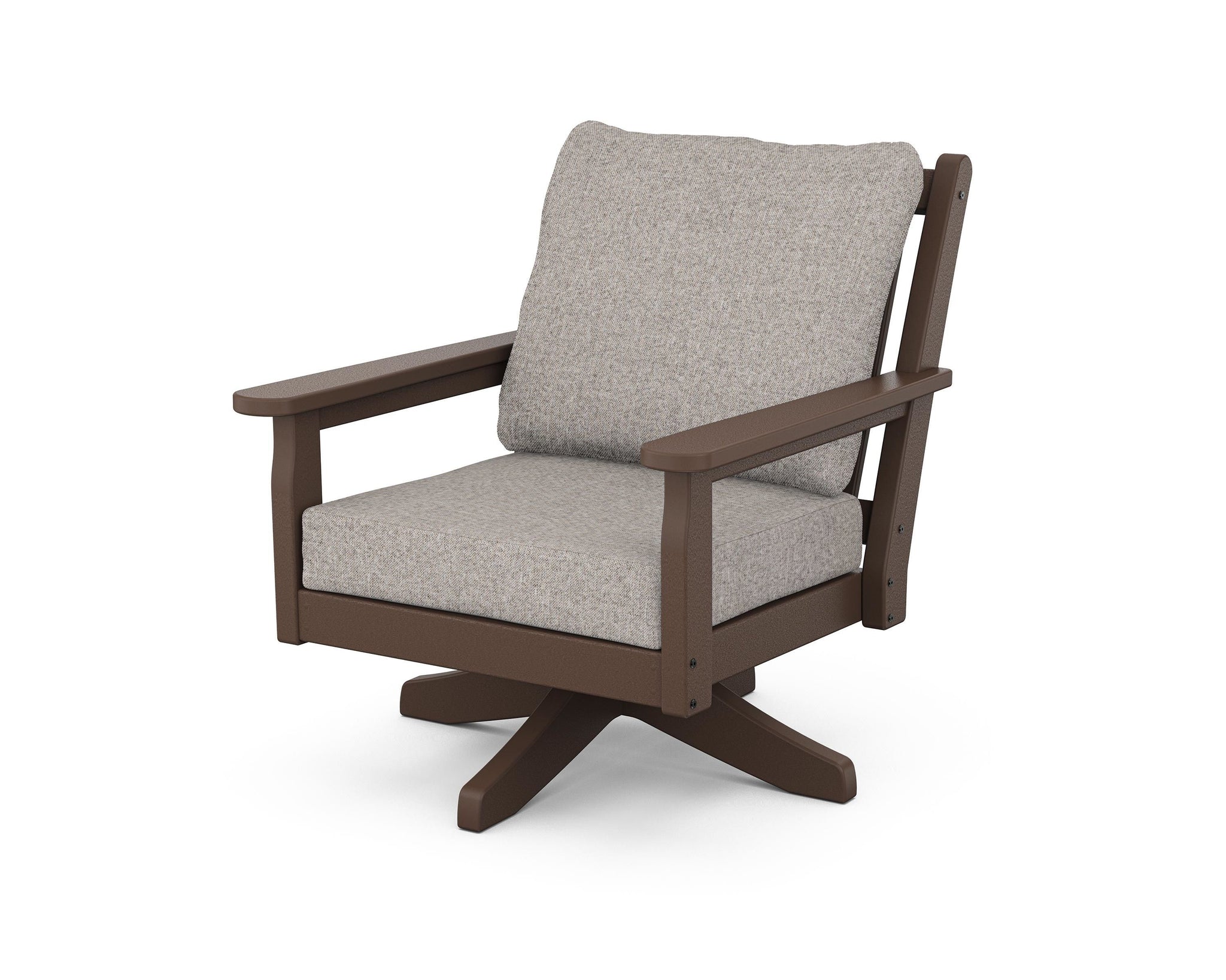 Chippendale Deep Seating Swivel Chair