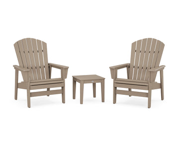 3-Piece Nautical Grand Upright Adirondack Set