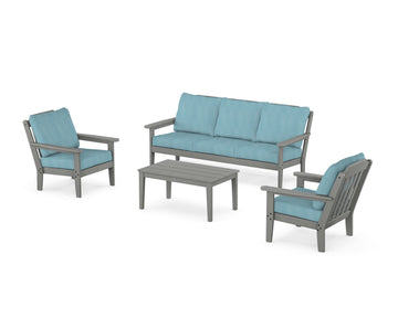 Cottage 4-Piece Deep Seating Set with Sofa