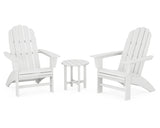 Vineyard 3-Piece Curveback Adirondack Set