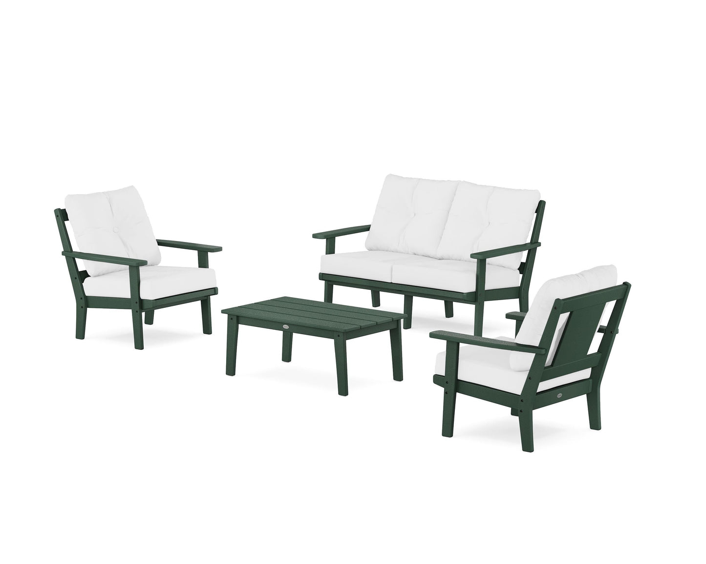 Prairie 4-Piece Deep Seating Set with Loveseat
