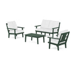 Prairie 4-Piece Deep Seating Set with Loveseat