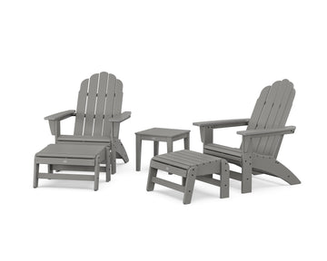 5-Piece Vineyard Grand Adirondack Set