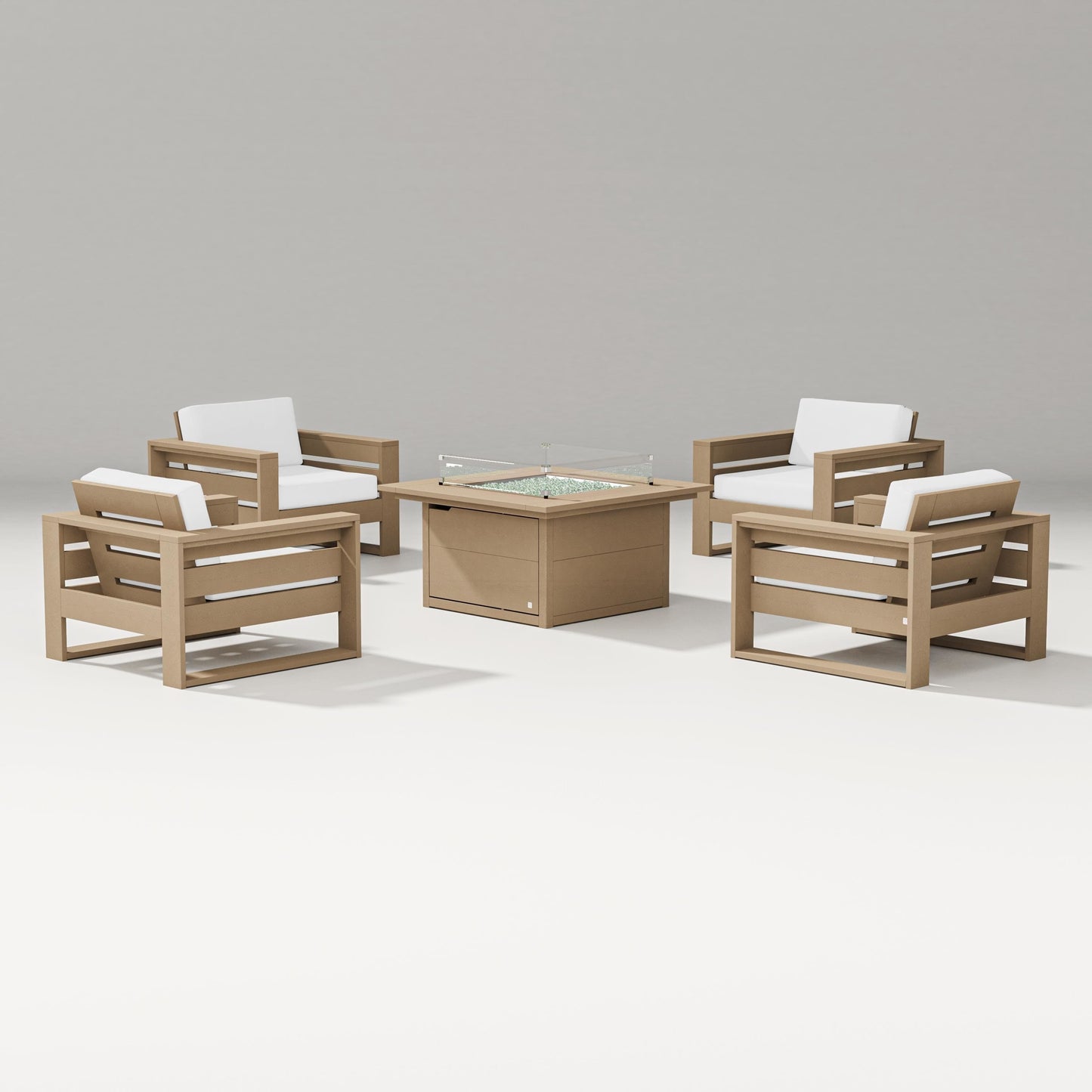 Latitude 5-Piece Lounge Fire Table Set