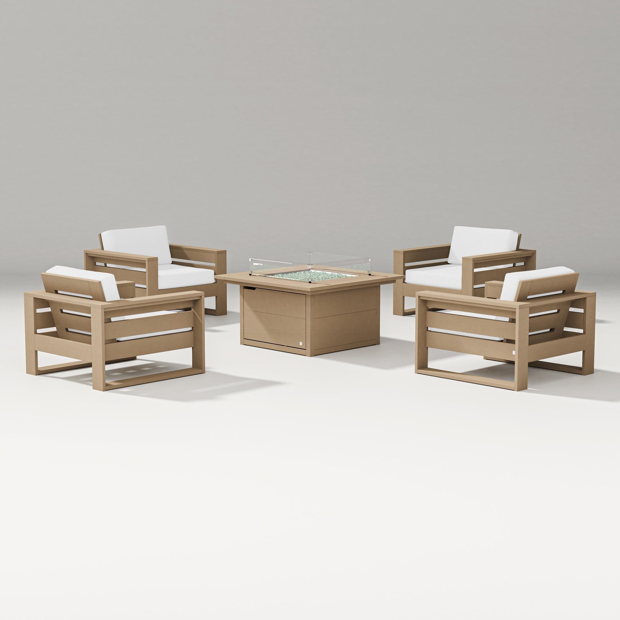 Latitude 5-Piece Lounge Fire Table Set