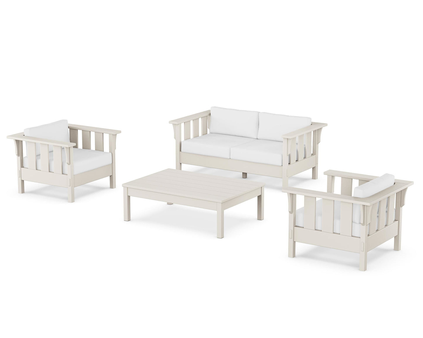 Acadia 4-Piece Deep Seating Set with Loveseat