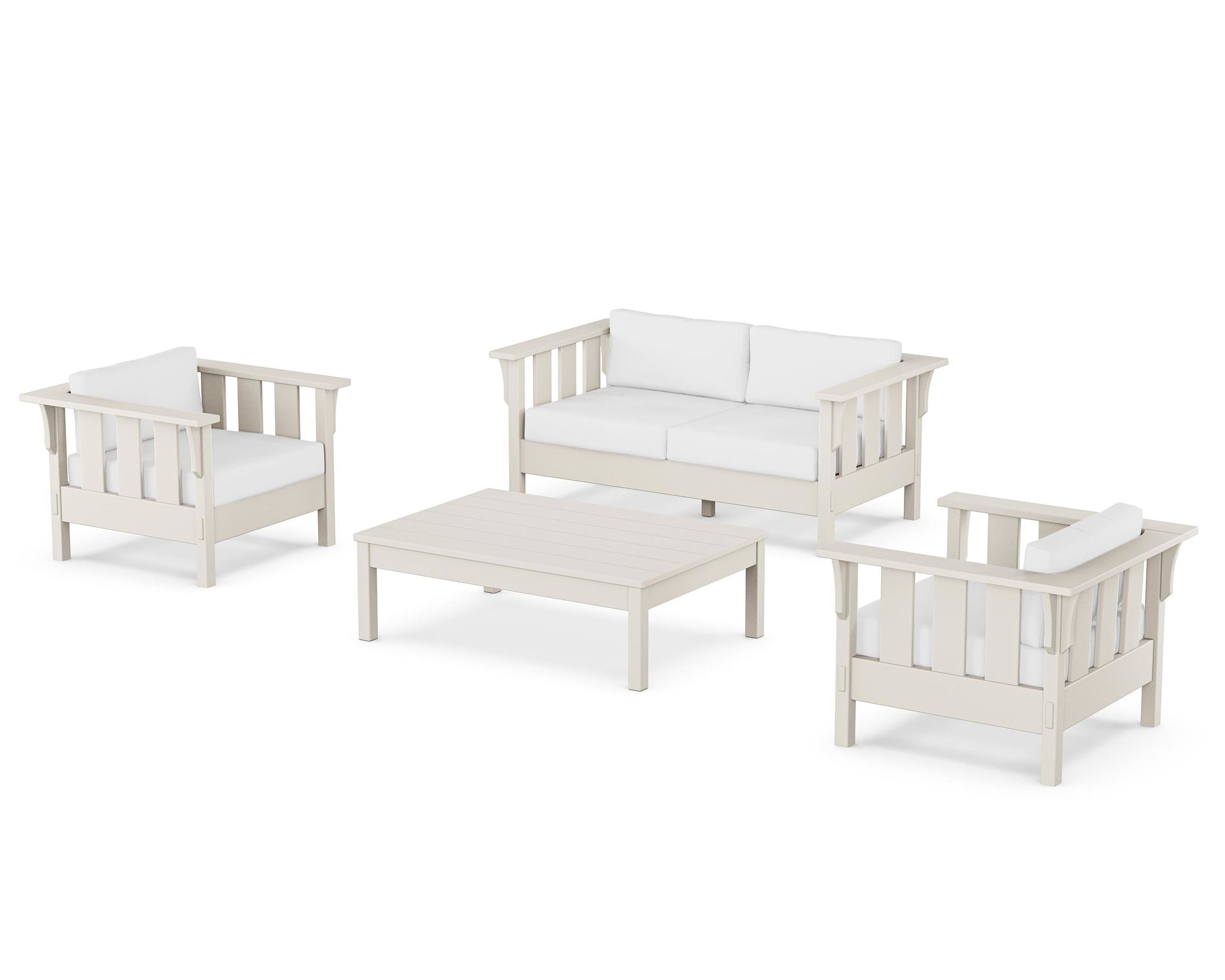Acadia 4-Piece Deep Seating Set with Loveseat