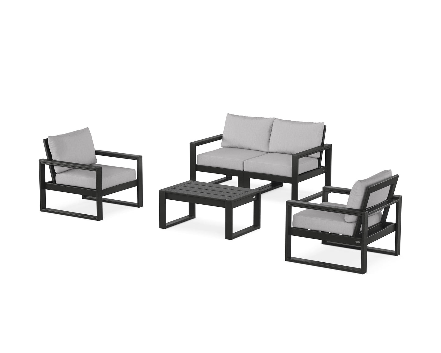 EDGE Sectional 4-Piece Deep Seating Set with Loveseat