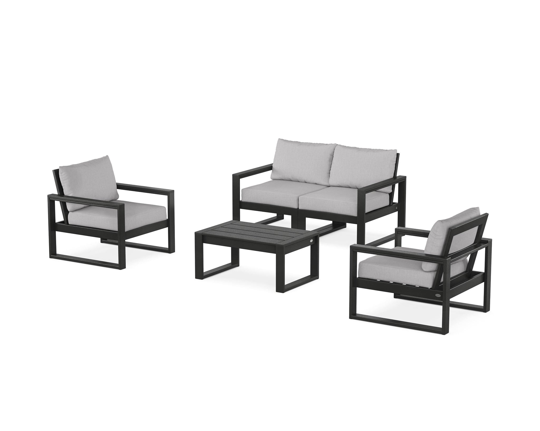 EDGE Sectional 4-Piece Deep Seating Set with Loveseat