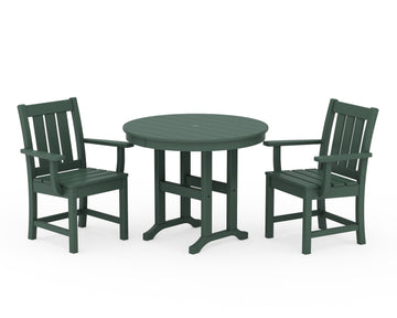 Oxford 3-Piece Farmhouse Dining Set