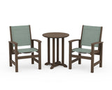 Coastal 3-Piece Round Bistro Dining Set