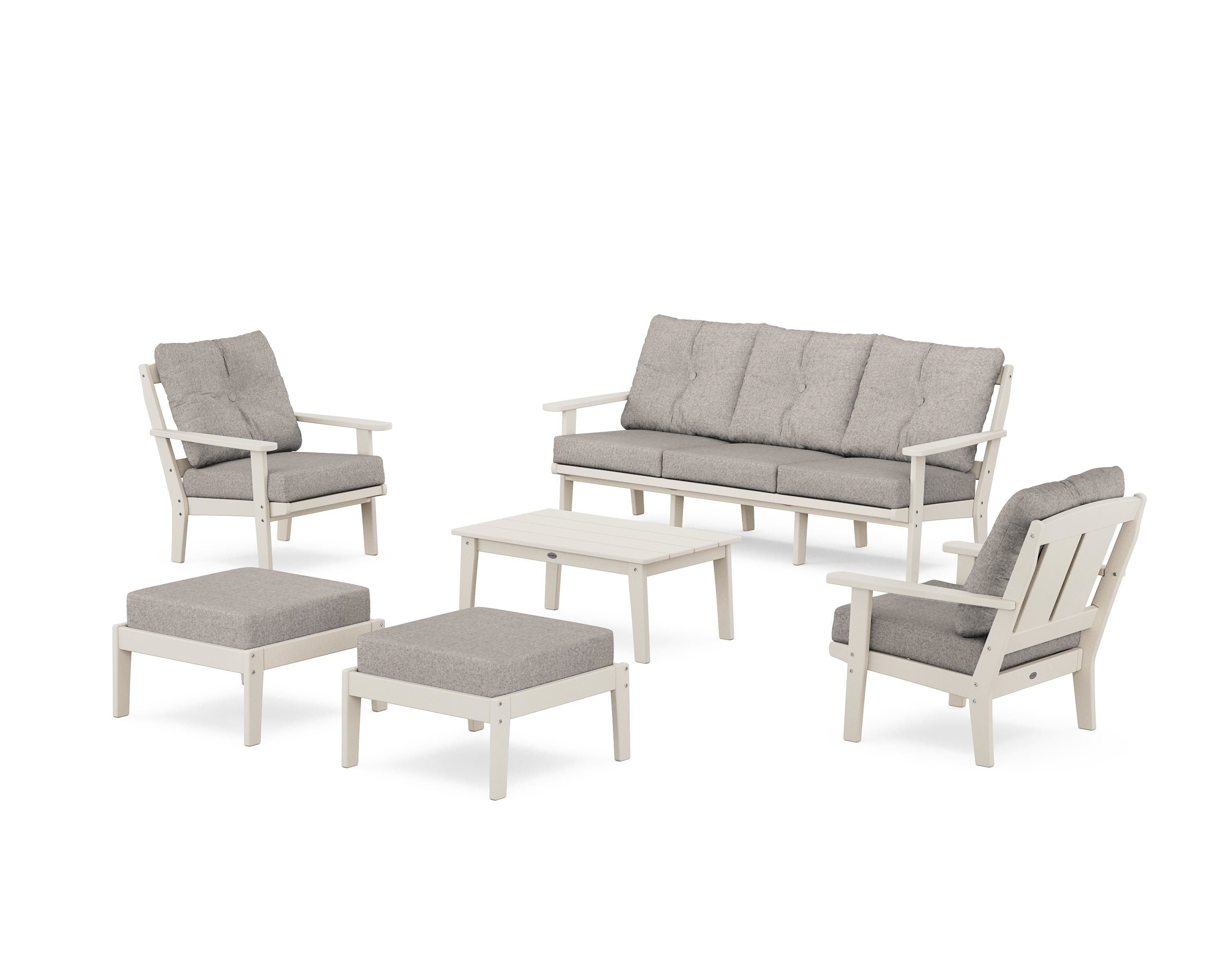 Mission 6-Piece Lounge Sofa Set