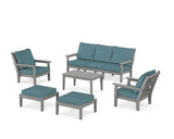 Chippendale 6-Piece Lounge Sofa Set