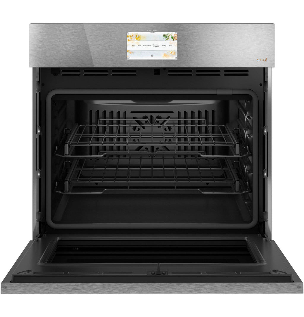 CAFÉ™ 30" Smart Built-In Convection Single Wall Oven in Platinum Glass