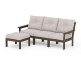 Vineyard 4-Piece Sectional with Ottoman