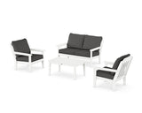Cottage 4-Piece Deep Seating Set with Loveseat