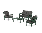 Prairie 4-Piece Deep Seating Set with Loveseat