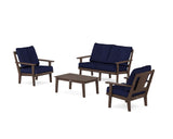 Prairie 4-Piece Deep Seating Set with Loveseat