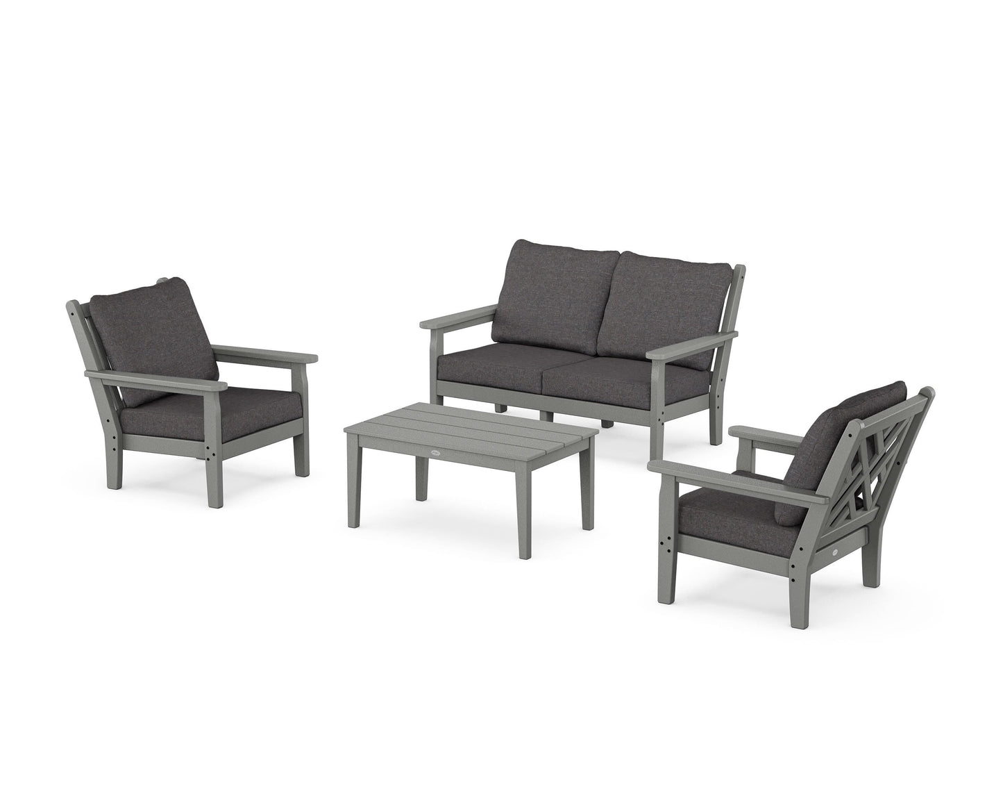 Chippendale 4-Piece Deep Seating Set with Loveseat