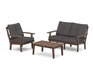 Oxford 3-Piece Deep Seating Set with Loveseat