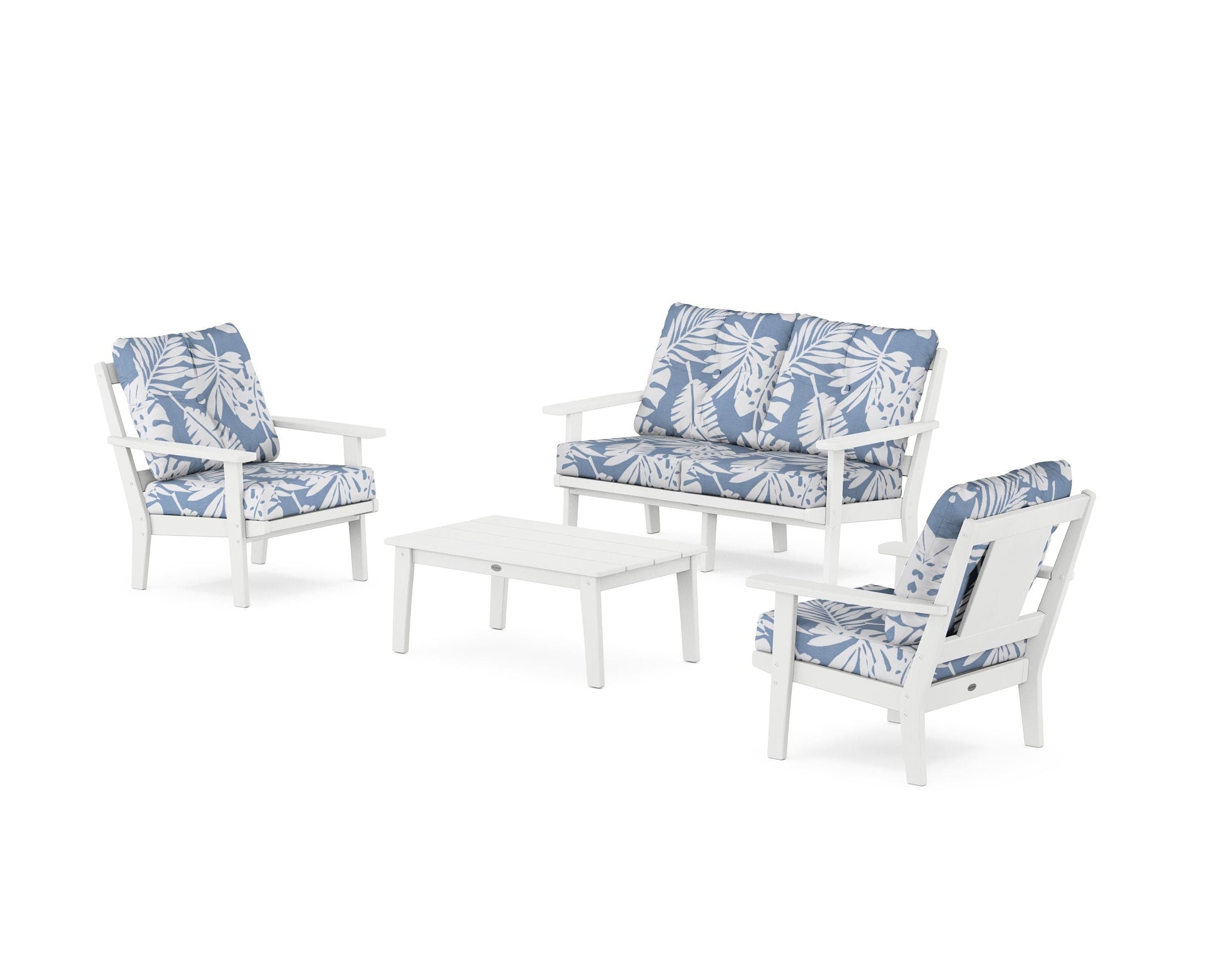 Prairie 4-Piece Deep Seating Set with Loveseat