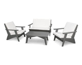 Riviera Modern Lounge 4-Piece Set