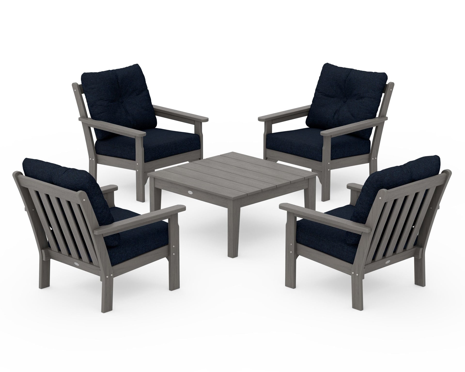 Vineyard 5-Piece Deep Seating Conversation Set