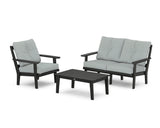 Prairie 3-Piece Deep Seating Set with Loveseat