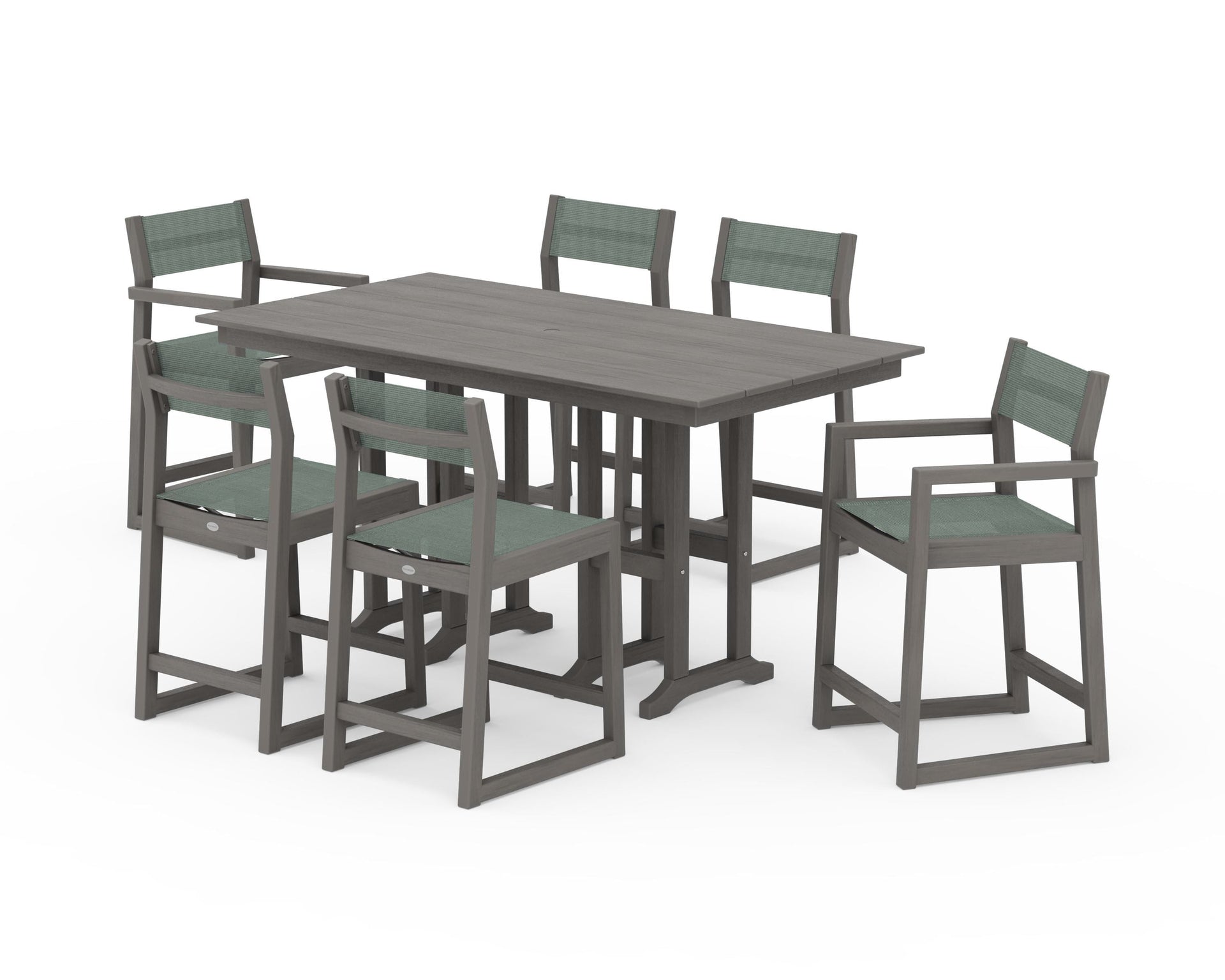 EDGE Sling 7-Piece Farmhouse Counter Set