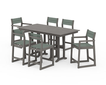 EDGE Sling 7-Piece Farmhouse Counter Set