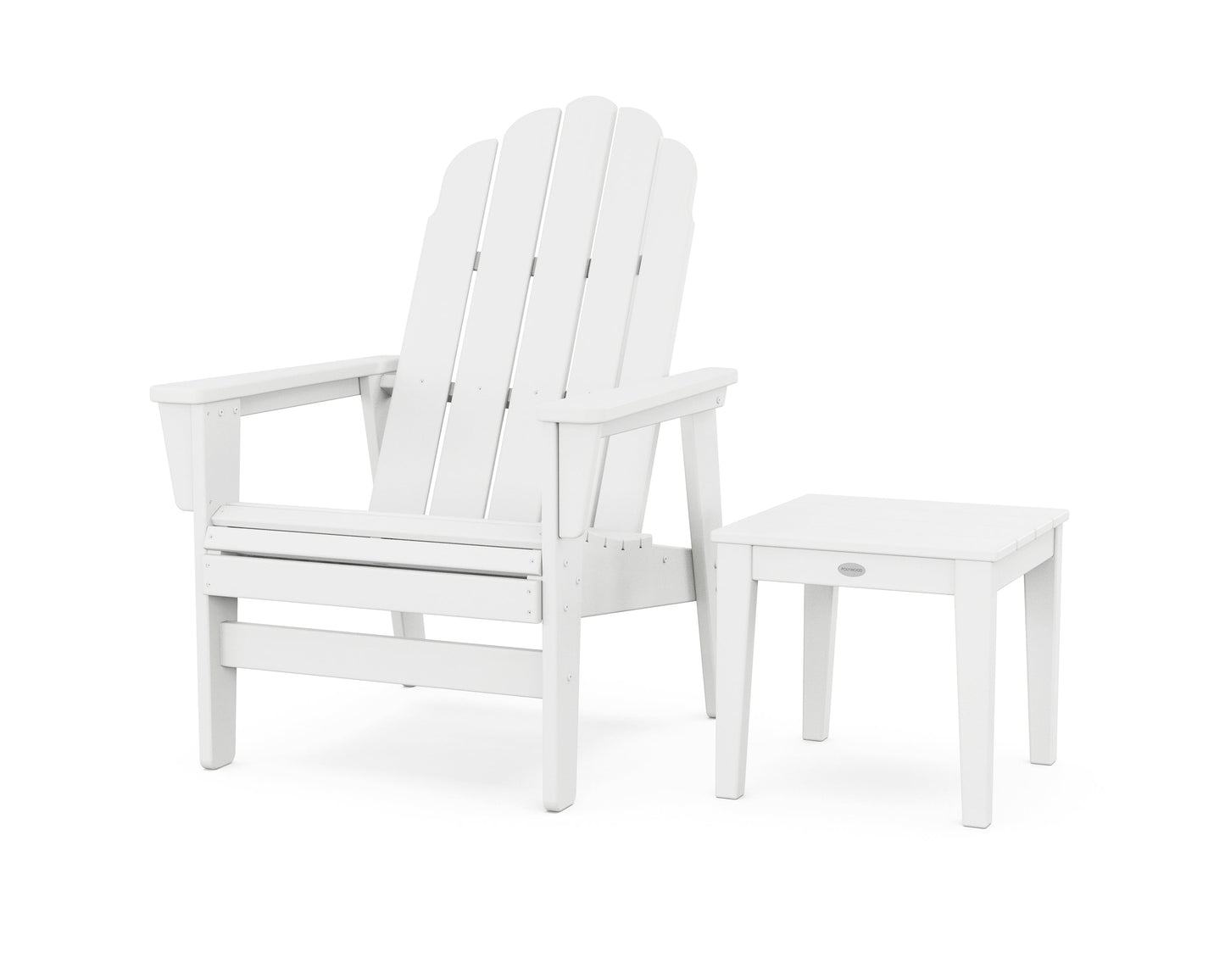 Vineyard Grand Upright Adirondack Chair with Side Table