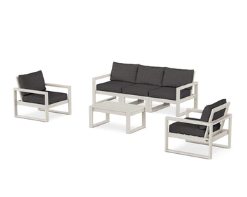 EDGE Sectional 4-Piece Deep Seating Set with Sofa