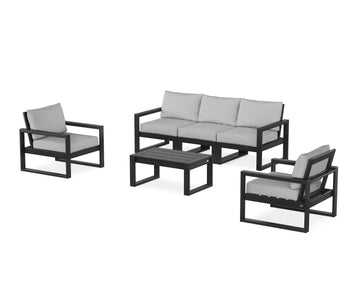 EDGE Sectional 4-Piece Deep Seating Set with Sofa