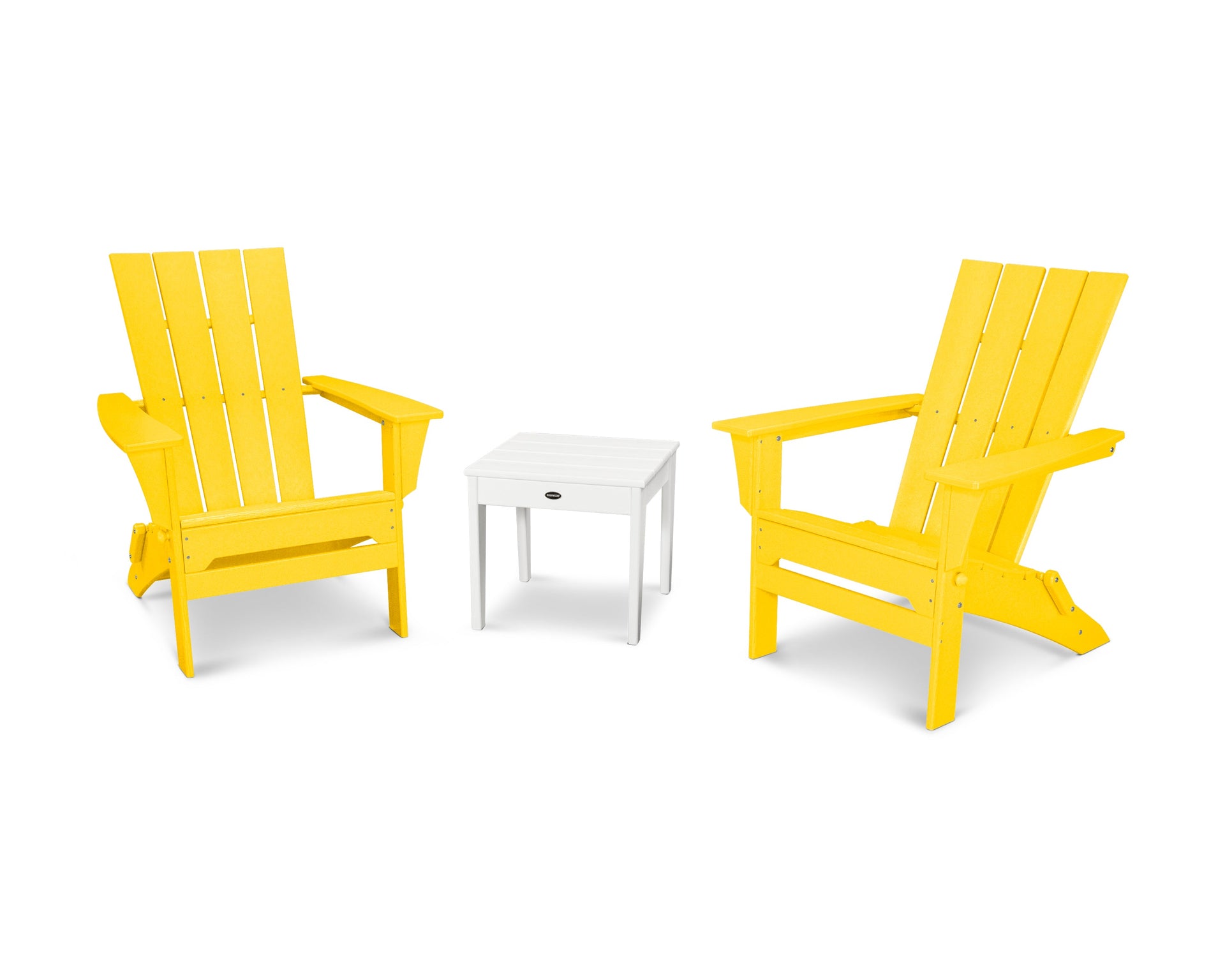 Quattro Folding Chair 3-Piece Adirondack Set