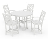 Chinoiserie 5-Piece Round Counter Set