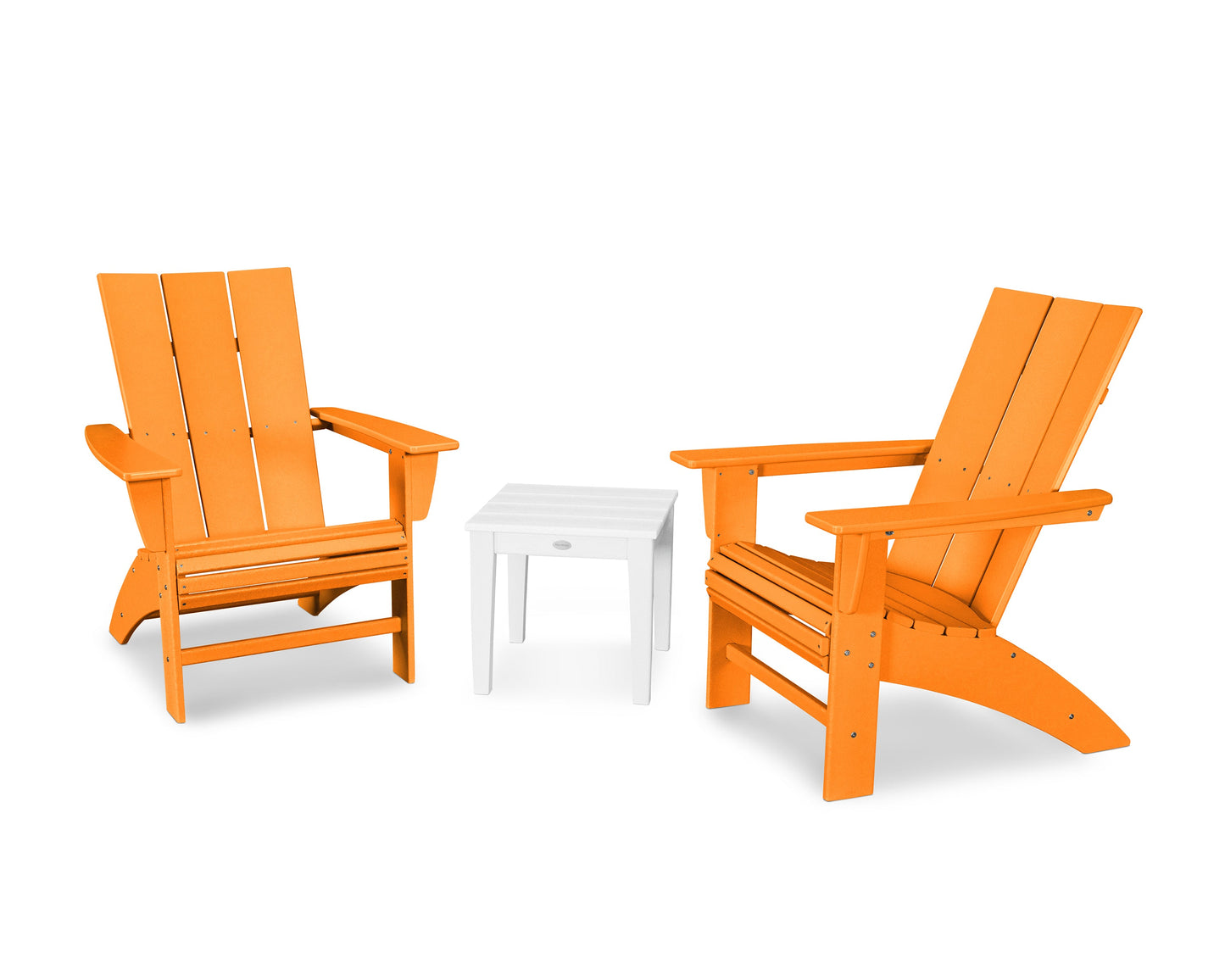 Modern 3-Piece Curveback  Adirondack Set