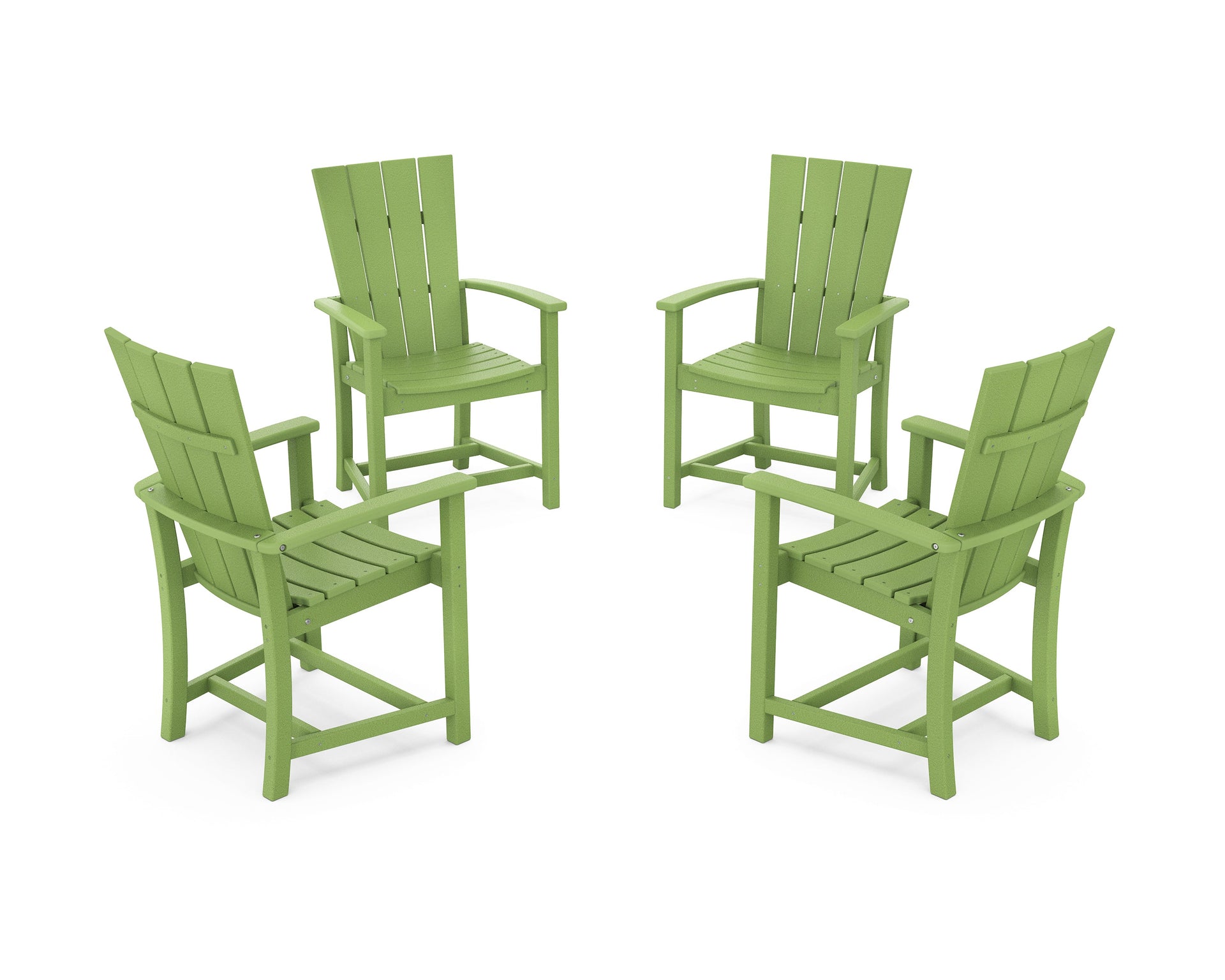 Quattro 4-Piece Upright Adirondack Conversation Set