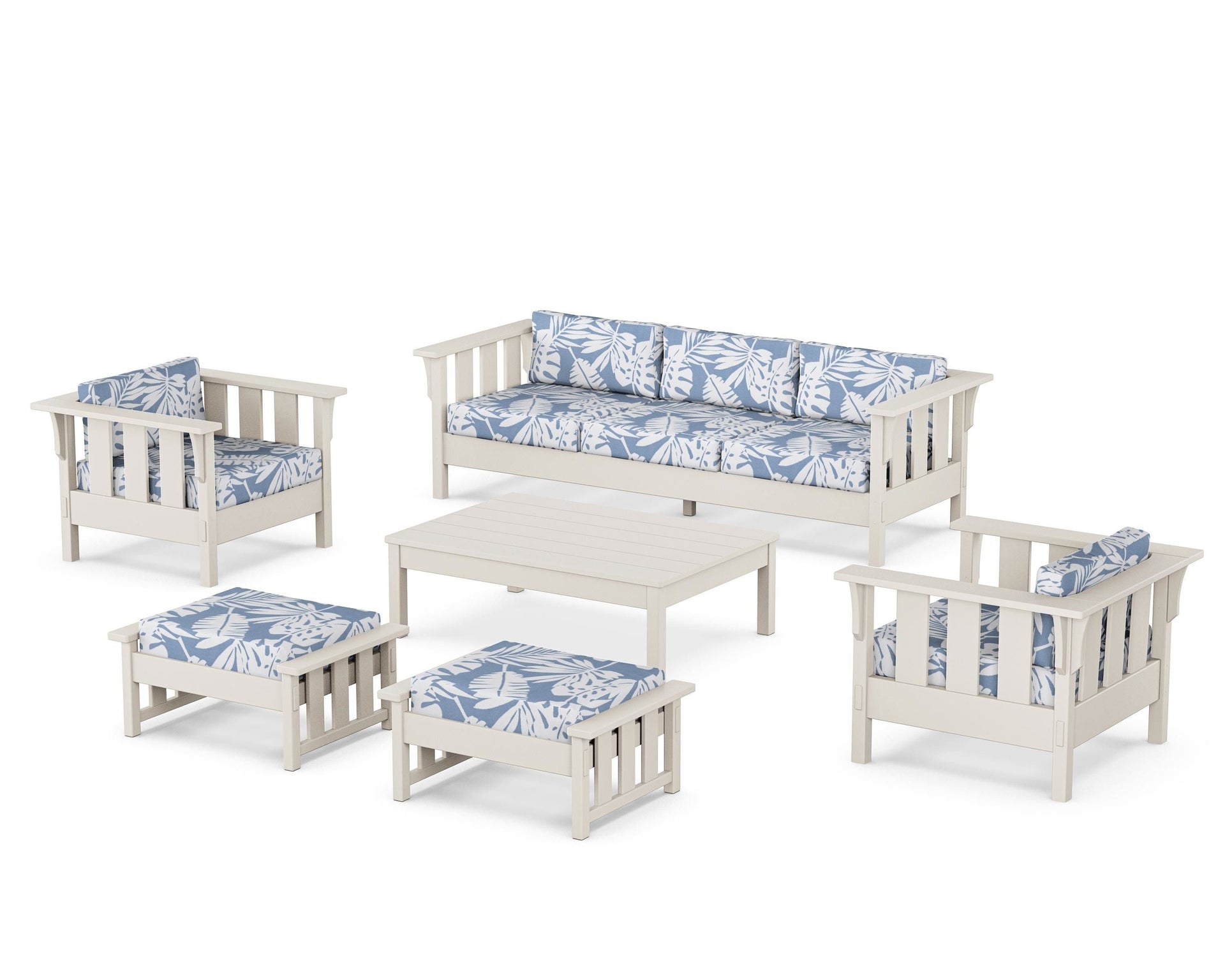 Acadia 6-Piece Lounge Sofa Set