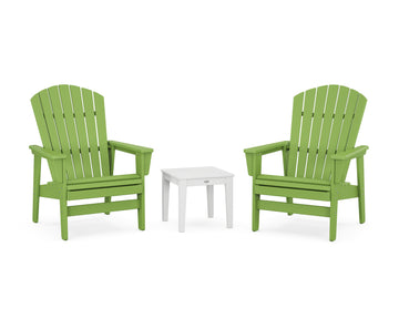 3-Piece Nautical Grand Upright Adirondack Set