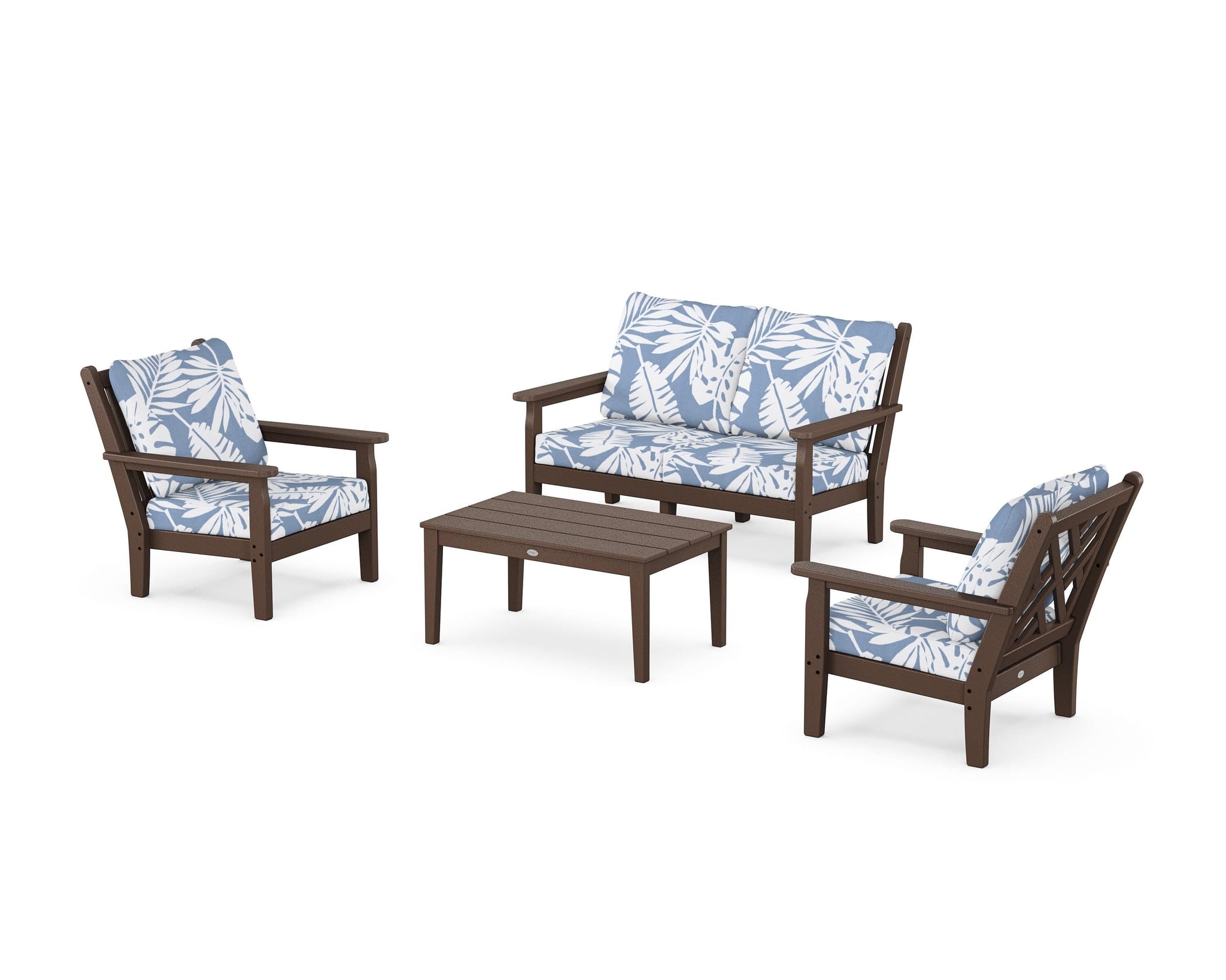 Chippendale 4-Piece Deep Seating Set with Loveseat