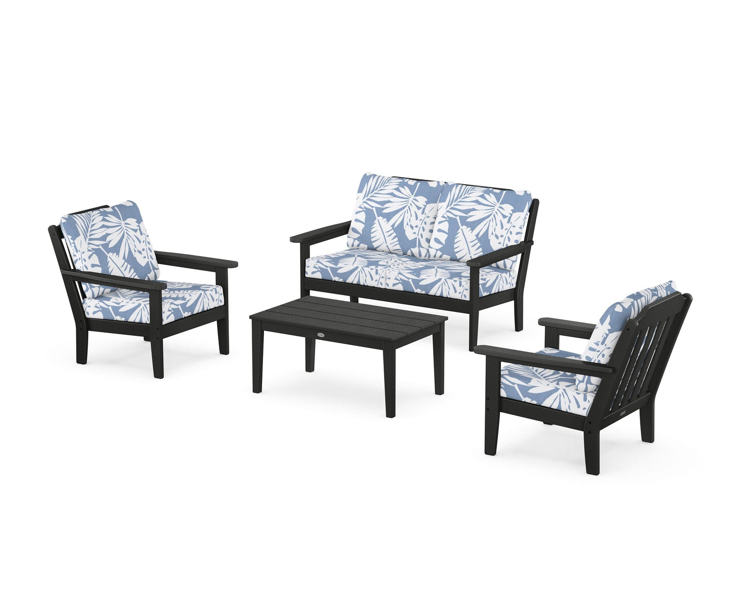 Cottage 4-Piece Deep Seating Set with Loveseat
