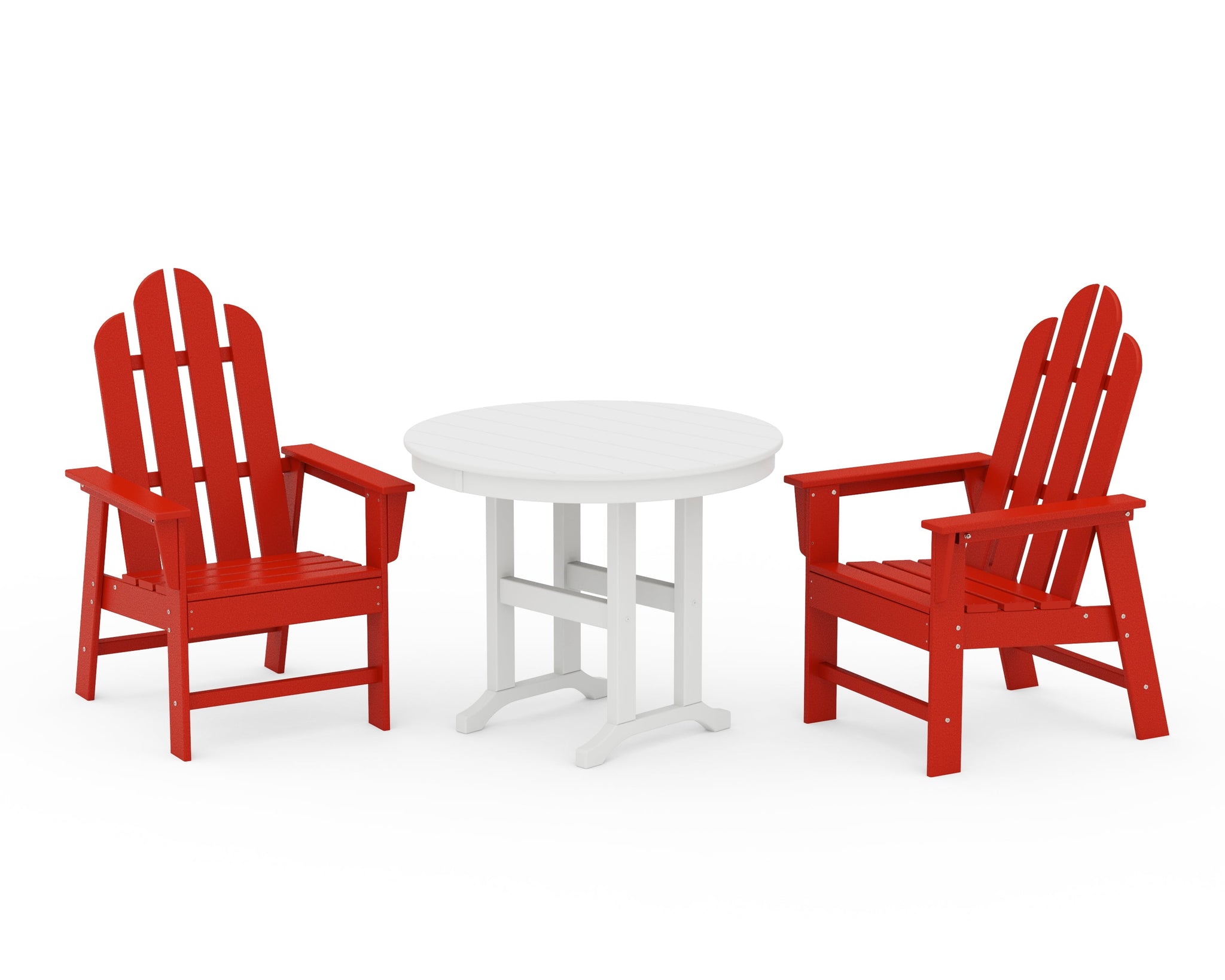 Long Island 3-Piece Round Dining Set