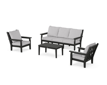 Chippendale 4-Piece Deep Seating Set with Sofa