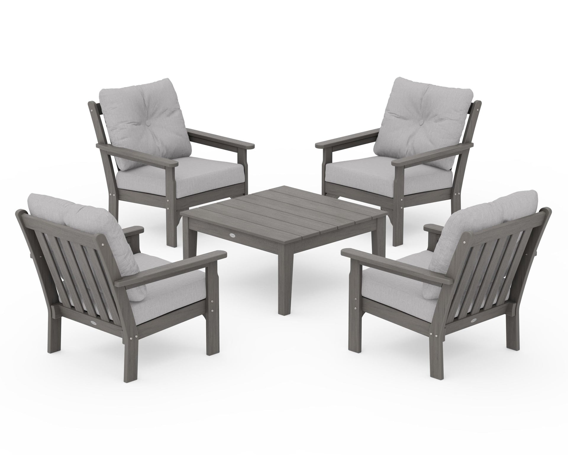 Vineyard 5-Piece Deep Seating Conversation Set