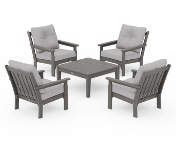 Vineyard 5-Piece Deep Seating Conversation Set