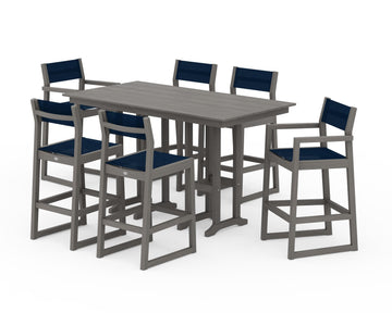 EDGE Sling 7-Piece Farmhouse Bar Set