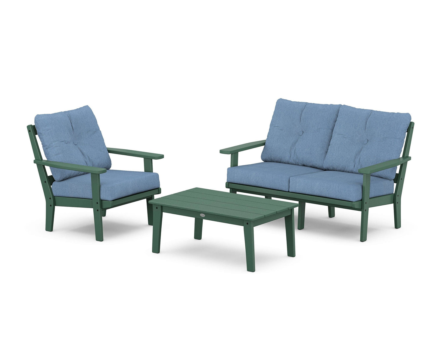 Prairie 3-Piece Deep Seating Set with Loveseat