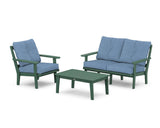 Prairie 3-Piece Deep Seating Set with Loveseat