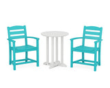 La Casa Café 3-Piece Round Bistro Dining Set